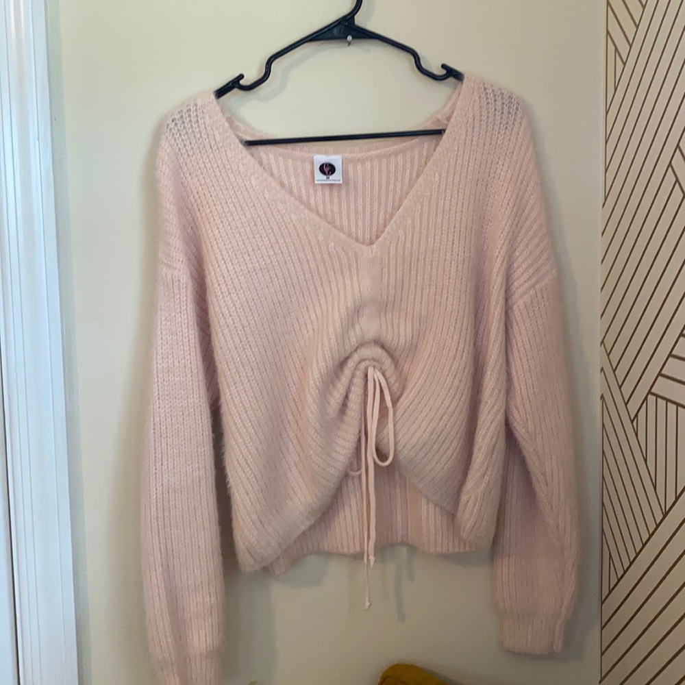 Pink sweater